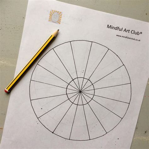 Free Printable Mandala Template Mindful Art Club