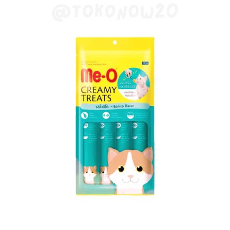 Meo Creamy Treats Snack Kucing Basah Perlengkapan Hewan Makanan Hewan