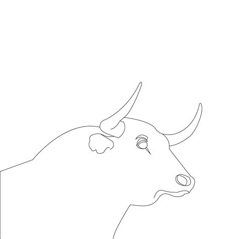 drawing buffalo animal 7