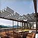 Gdming Retractable Roman Sail Shade Updated Version Wave Canopy