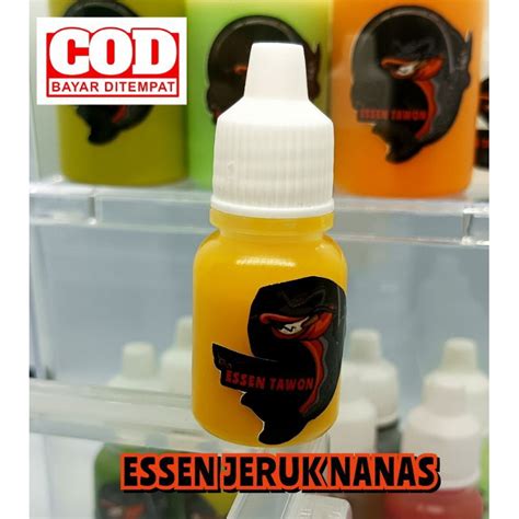 Jual ESSEN JERUK NANAS KEMASAN 10 ML COCOK UNTUK IKAN MAS LELE MUJAIR