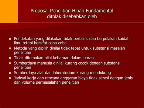 Ppt Profil Penelitian Hibah Dp2m Dikti Powerpoint Presentation Free Download Id 4800259