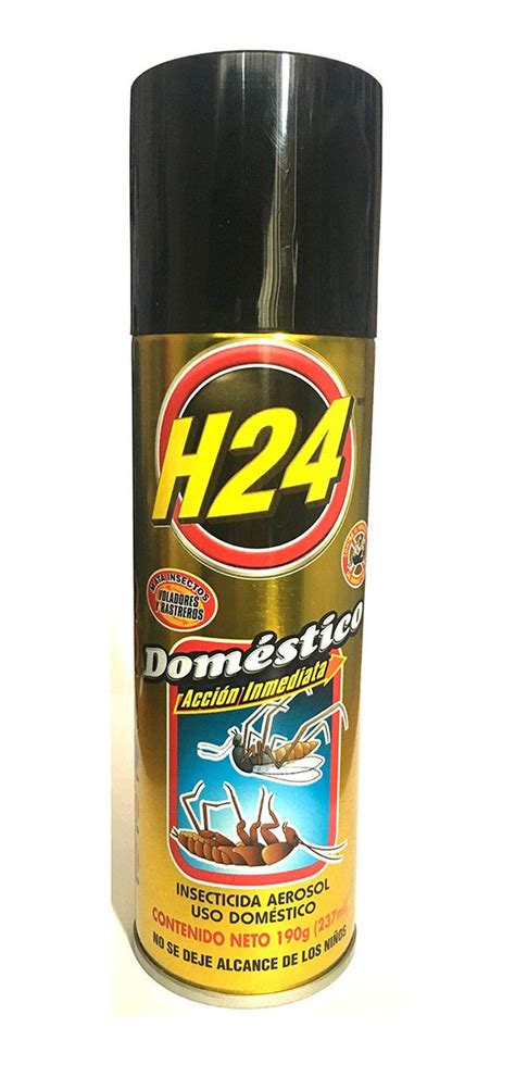 Insecticida En Aerosol H24 Doméstico Insectos Voladores Y Rastreros 190g Mercadolibre