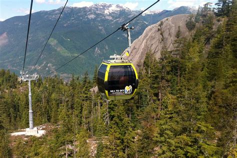 The new Sea to Sky Gondola in Squamish, British Columbia