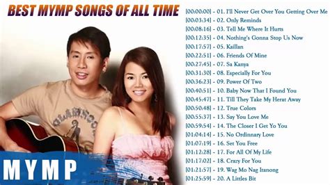 MYMP Nonstop Love Songs 2018 Top 30 Best Songs MYMP Of All Time YouTube