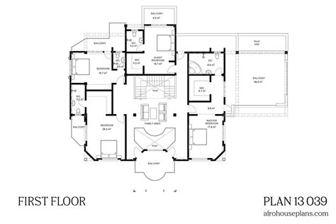 Modern Mansion House Plan | Afrohouseplans.com