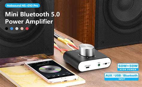 Amazon Nobsound Mini Bluetooth Power Amplifier Stereo Hi Fi