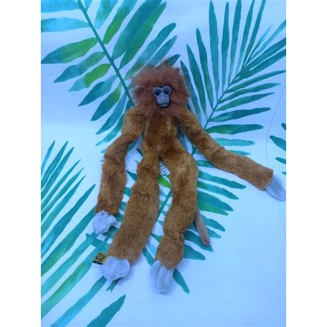 Jual Boneka Monyet Lutung Owa Original Wild Republic Kepala Keras Karet