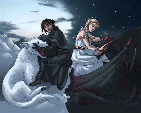 Jon Snow And Daenerys Targaryen Fan Art