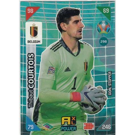 THIBAUT COURTOIS PANINI ADRENALYN XL UEFA EURO 2020 KICK OFF 298 POWER