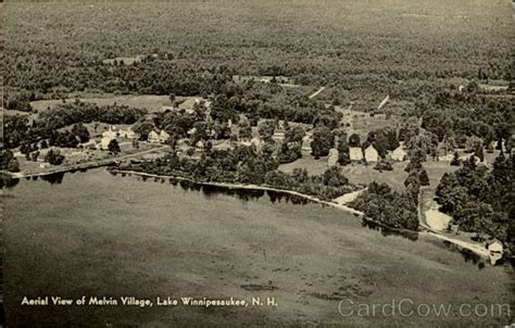 Aerial View Of Melvin Village Winnipesaukee Nh