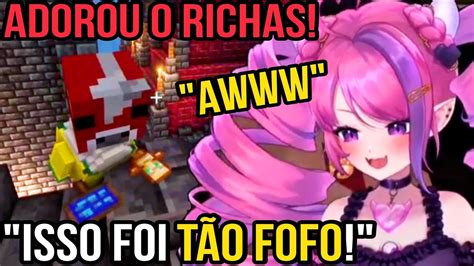 A Mouse Passando Tempo Com O Richas Muito Fofo 😍 Minecraft Qsmp