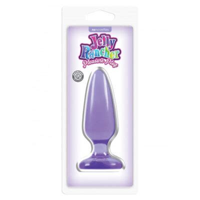 Plug Anal Jelly Rancher Grande Roxo Prazer Intenso Sex Shop