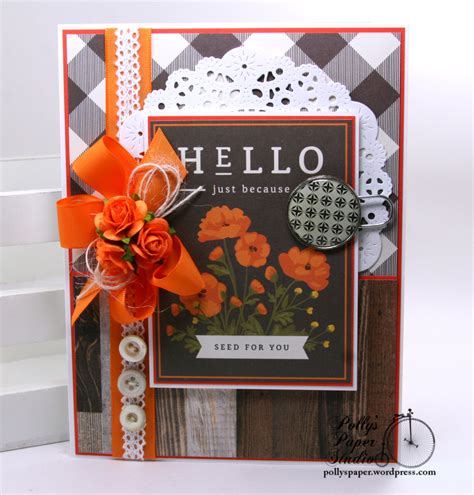 Really Reasonable Ribbon Blog: Hello Greeting Card