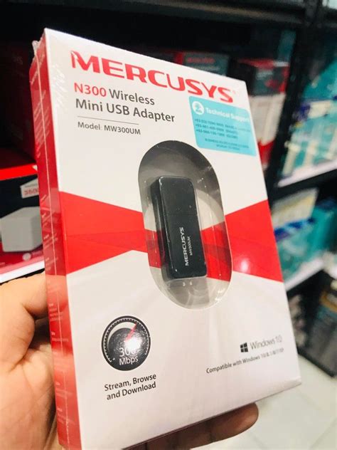 ⭐Mercusys MW300UM N300 Wireless Mini USB Adapter Wifi Adapter Wifi ...