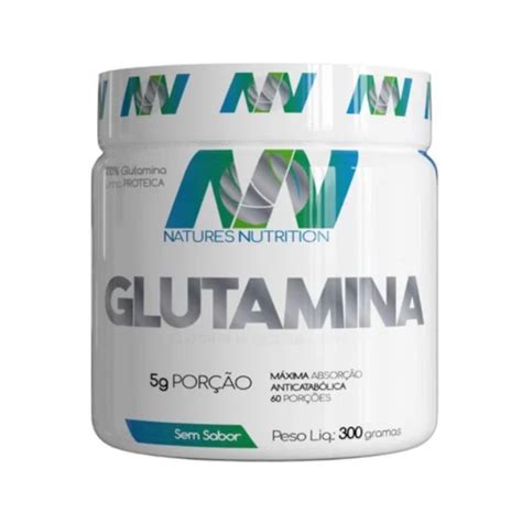 Glutamina Pura Natures Nutrition Desempenho Muscular