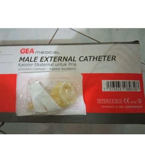 Jual Condom Catheter Gea Uk S M L Per Box Shopee Indonesia