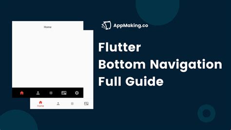 Flutter Bottom Navigation Tutorial With 3 Examples AppMaking Co