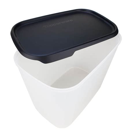 Tupperware Toque Touch Fresh Retangular Litros Preto Transl Cido