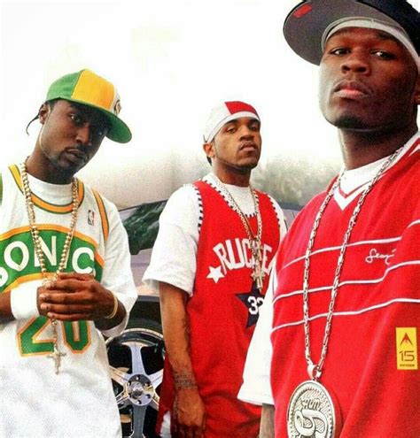 50 Cent Lloyd Banks And Young Buck Rap Clothes Rapper Style 90s