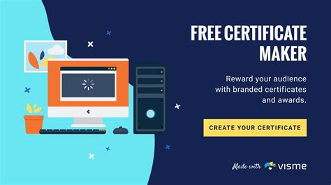 Free Certificate Maker - Design Your Online Certificate | Visme