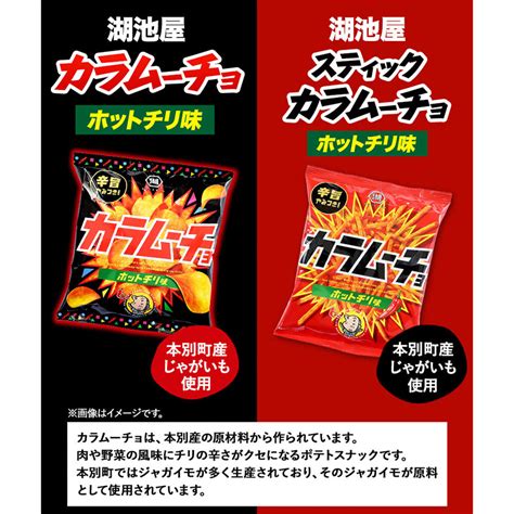 湖池屋 「カラムーチョ」2種セット各12袋 本別町観光協会 送料無料《60日以内に順次出荷土日祝除く》北海道 本別町 ポテト ポテト