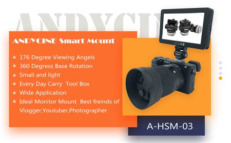 ANDYCINE Mini Hot Shoe Stand Monitor Mount