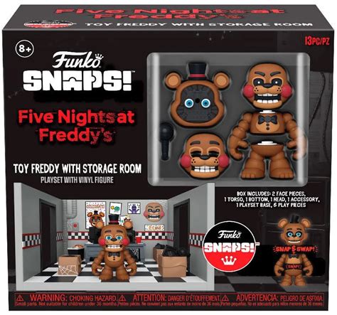 Funko Fnaf Snap Swap Scena Golden Freddy Figurka Playset Zestaw