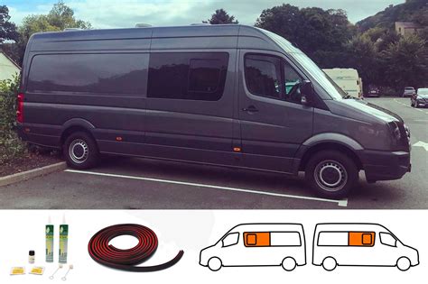 Vw Crafter Mwblwbxlwb Pair Of Privacy Tinted Opening Windows With Fitting Kit Vanpimps