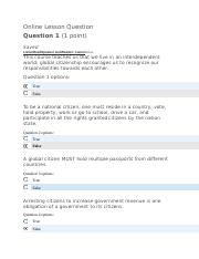 Test Ch And Answers Docx Online Lesson Question Question