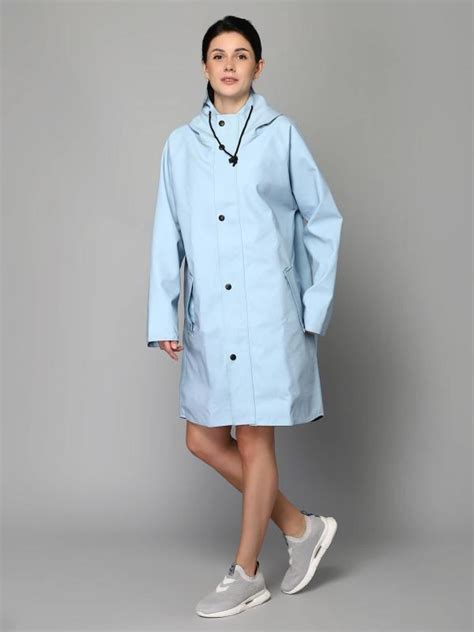 The Clownfish Pvc Raincoats Longcoat For Women Jiomart