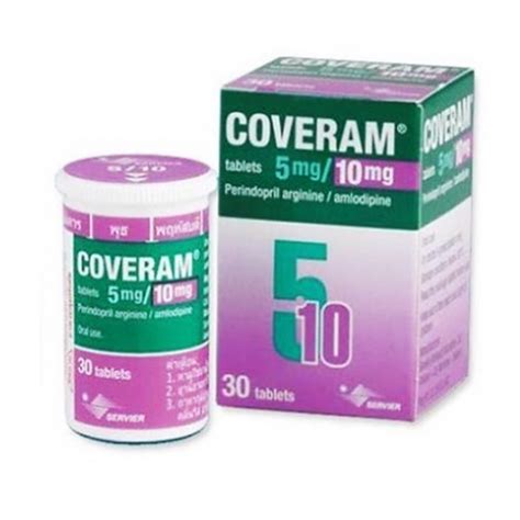 Coveram 5 10 Mg Amlodipine Perindopril 15 Tablets