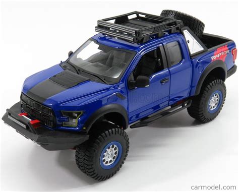 MAISTO 32521BL Escala 1 24 FORD USA F 150 RAPTOR PICK UP 2017 BLUE BLACK