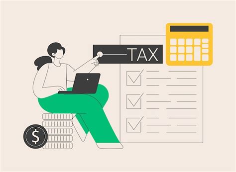 Premium Vector Filing Taxes By Yourself Abstract Concept Vector