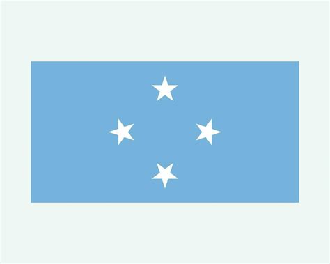 National Flag of Micronesia. Micronesia Country Flag. Federated States ...