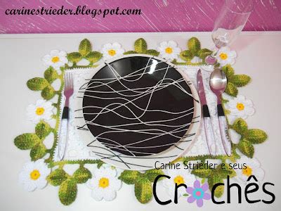 Carine Strieder Crochet Designer Videoaula Jogo Americano