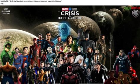 DC Vs Marvel Crisis On Infinite Earths Crossover Wallpaper 2