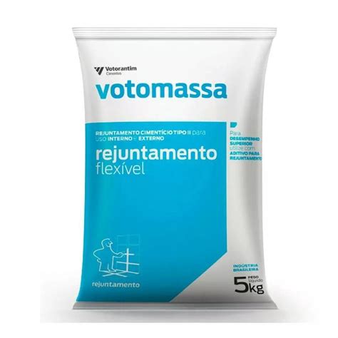 Rejunte Flex 5kg Branco Votomassa em Promoção Ofertas na Americanas