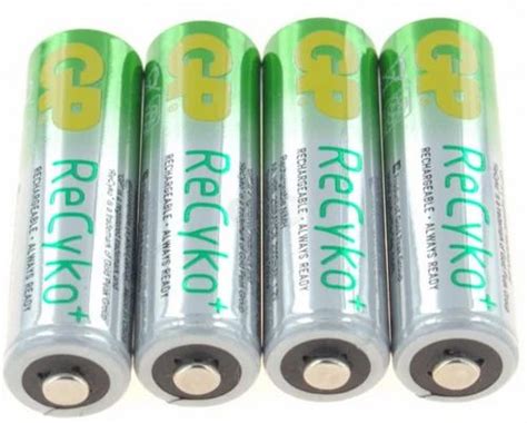 Gp Rechargeable Battery AA 4 pc pack at Rs 850/piece | AA Rechargeable ...
