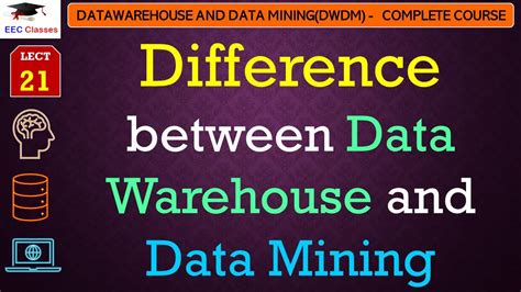 L21 Difference Between Data Warehouse And Data Mining Data Warehouse