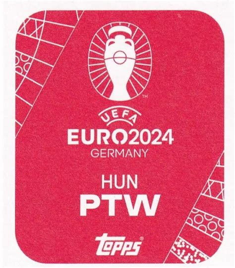 Topps Uefa Euro Sticker Swiss Hun Ptw Milos Kerkez Watch Gold