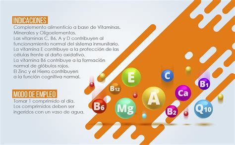 Potente Multivitamínico Vitaminas minerales y oligoelementos