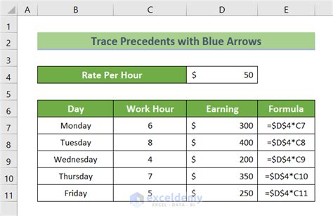 How To Use Blue Line With Arrows In Excel ExcelDemy