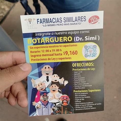 Botarga De Dr Simi Gana M S De Mil Pesos Jugosa Oferta De Empleo Se