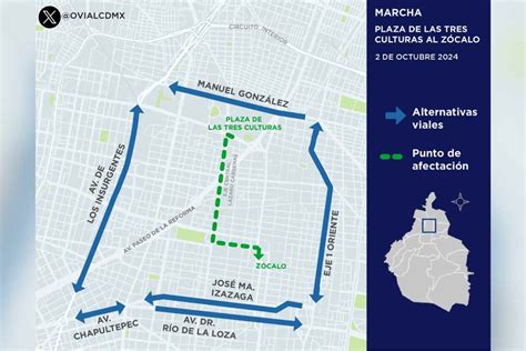 Marcha Del 2 De Octubre Horario Ruta Cierres Y Alternativas Viales