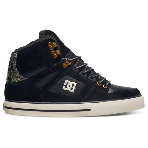 Dc Spartan High Wc Mens Skateboard Shoes Black Camo Blo Skateamerica