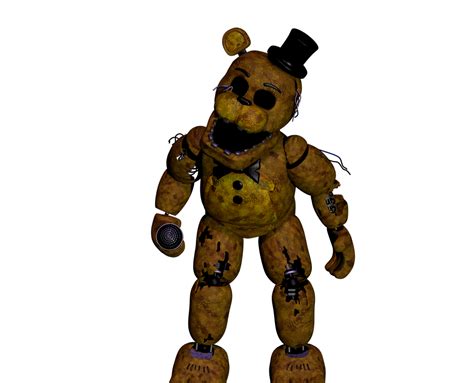 Withered Golden Freddy Pose By Bonniearttv On Deviantart