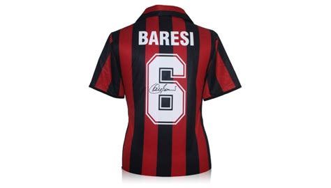 Franco Baresi Ac Milan Signed Shirt Charitystars