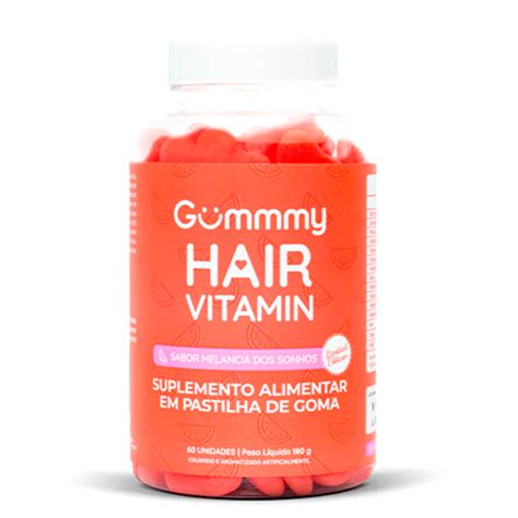 Gummy Hair Suplemento Alimentar Em Goma Melancia Dos Sonhos