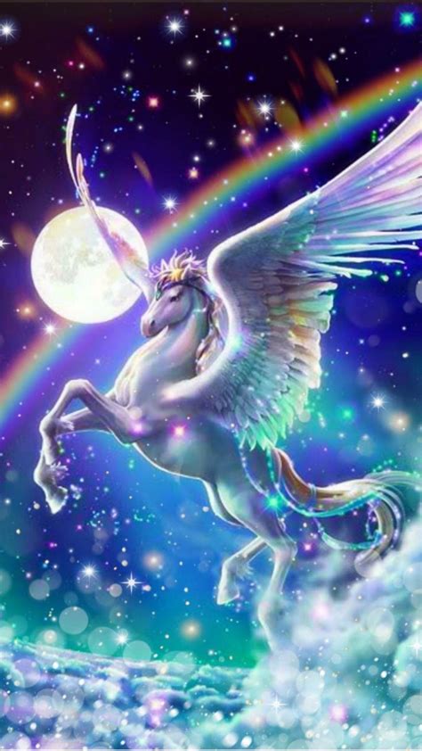 Pegasus Rainbow Wallpaper